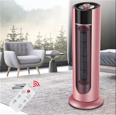 Trending Home Room Mechanical Button Safety Heating Pink Gold Stand Electric Space Heater