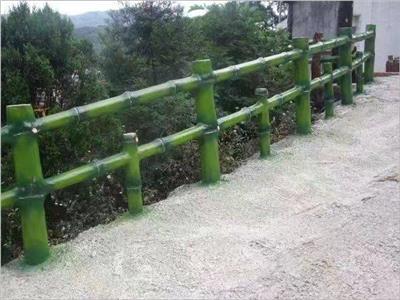 仿木栏杆河道景区仿藤造型新颖安全稳固一体化打造