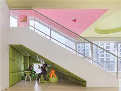 郑州校园楼梯角设计原则|学校文化建设公司