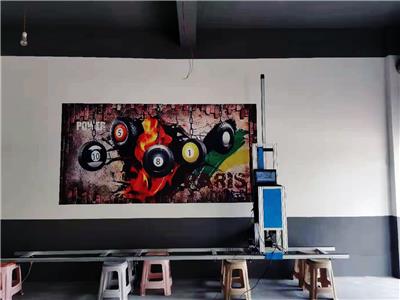 山西太原3d墙面喷绘机大型广告文化墙彩绘机壁画背景喷绘打印机​  ​