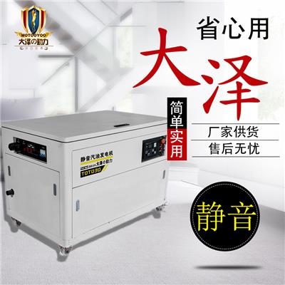 厂货送达大泽动力40KW箱体式汽油发电机