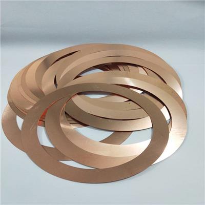 紫铜垫片 **薄 铜带密封铜垫圈m2-m100厚度0.05 0.1 0.2 装饰铜片
