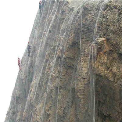 柔性镀锌铁丝网 矿山防护网 边坡防护网 山体防护网