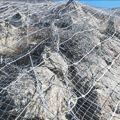 山体防滑坡护栏网 边坡防护网 柔性护坡网 煤矿支护网 主动安全菱形网