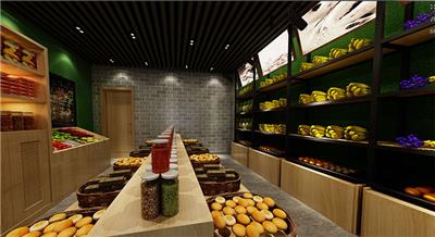 郑州水果店装修设计让水果更鲜亮—店铺装修公司