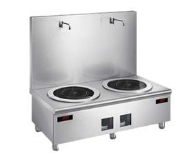 陕西西安厨房设备电磁双头矮汤炉