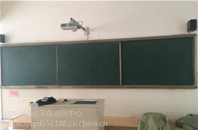挂式大黑板磁性教室多媒体投影教学一体机推拉黑板学校绿板可定制