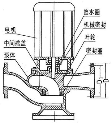 中国香港管道泵,300-315管道泵,IHG不锈钢