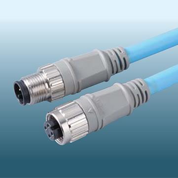 M12传感器连接器电缆 SM12-MS/FS-RF1