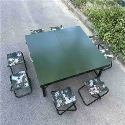 1*1米野营餐桌 箱式折叠餐桌 户外折叠桌