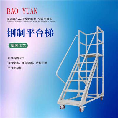成都宝源 钢制平台梯带扶手轮子可定制Y1