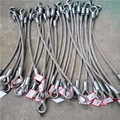 不锈钢钢丝绳压制索具生产厂家
