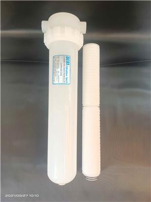 聚丙烯PP塑料过滤器耐酸碱过滤器；20英寸纯PP材质过滤器