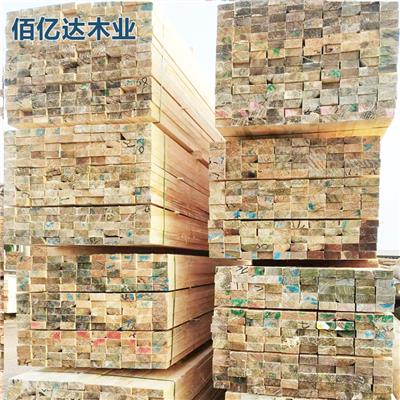 山东日照木材加工厂建筑方木枕木木跳板白松木方 材质均匀 易加工