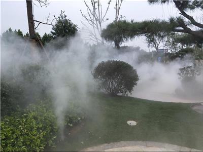 北京高尔夫球场人工造雾系统雾森设备的安装咨询