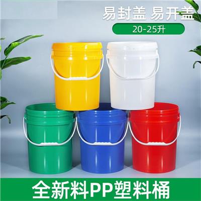 涂料桶尺寸 绿色 pe塑料桶定做