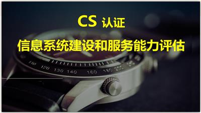 CS信息系统建设务能力评估山东CS咨询