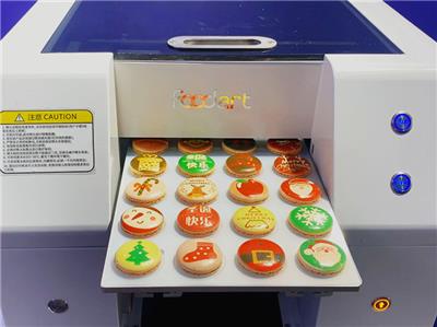 数码食品彩色喷墨打印机马卡龙饼干装饰批量图文logo印刷设备