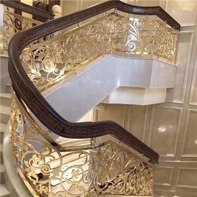 深圳 纯铜楼梯护栏 装修设计合集实现了功能分区
