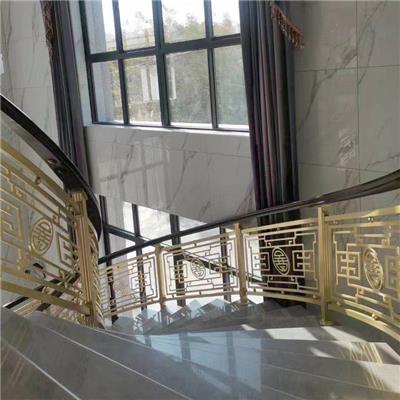 南宁 别墅浮雕楼梯护栏 着色工程流程