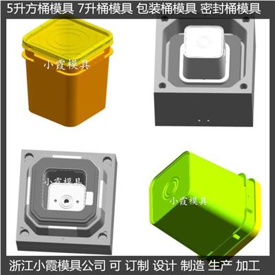 塑料涂料桶模具 /注塑成型生产线模具 支持定制