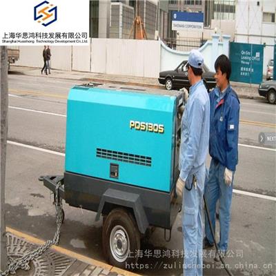 上海柴油机动力螺杆压缩式空压机出租 大气量空气压缩机