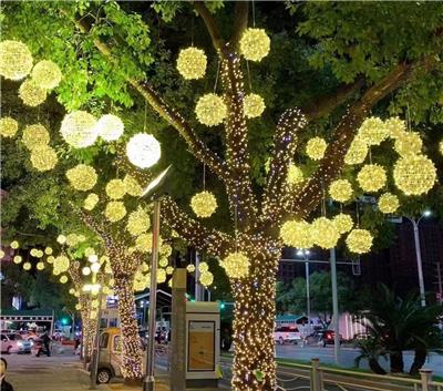 晋中LED装饰灯户外串串灯景观挂树球灯绿化带装饰灯