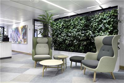 青沐天辰室外植物墙设计效果，适用于空间场所的墙体绿化方式