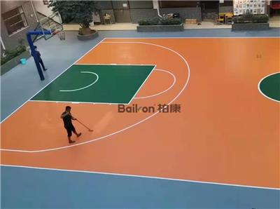 广州白云硅PU塑胶篮球场