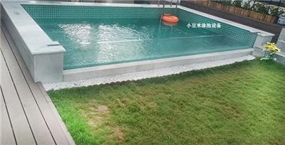 亚克力透明游泳池 民宿酒店楼顶泳池系列空中游泳池