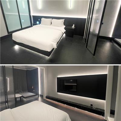 快捷酒店宾馆家具电视柜设计升级改造公寓民宿双人标间全套床定制