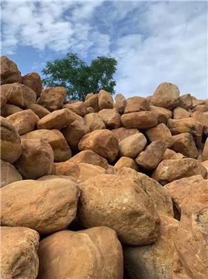 景观石黄蜡石大型工程石适用于各类园林园景等工程