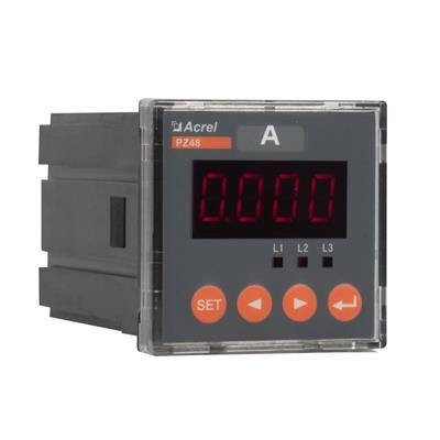 安科瑞 电流测量仪表PZ48-AI单相电流表 0.5级 可485通讯 交流数显电流表