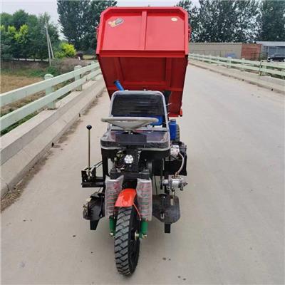 小型自卸式柴油三轮车 12马力工地三马子 工程建筑运输车