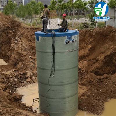 玻璃钢一体化污水泵站助力新农村污水管网改造