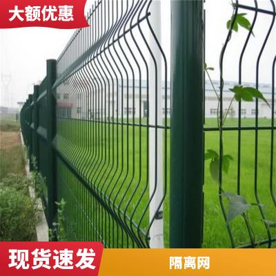 定制公路护栏网 浸塑钢丝网围栏 双边丝隔离网