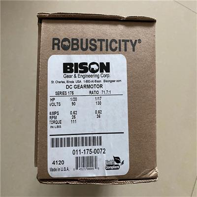 美国BISON GEAR减速电机 011-175-0072销售