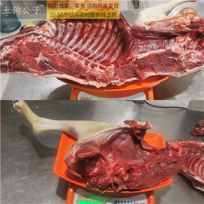 新疆狗肉批发厂家直售白条狗肉