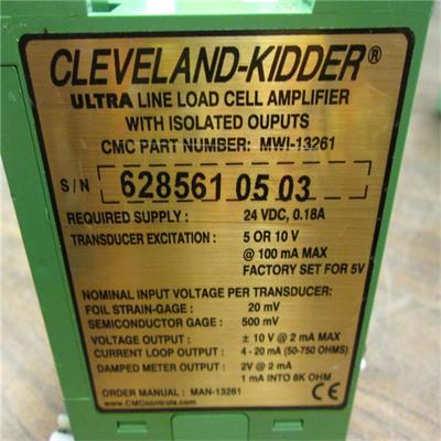 Cleveland Kidder张力放大器MWI-13261现货销售