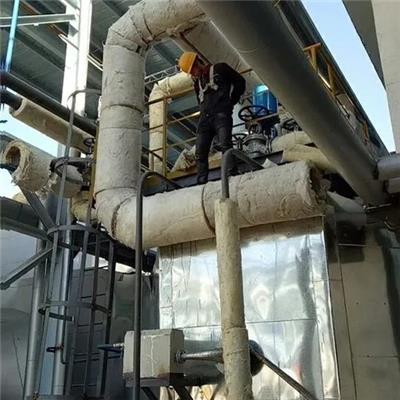 汉中热网管道膨胀水管蒸压釜保温施工队