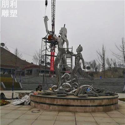 火炬人雕塑展示制作 装饰体育人雕塑 玻璃钢火炬人籍雕塑厂家