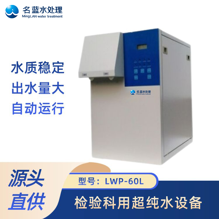 重庆检验科用**纯水设备LWP-60L实验室**纯水机厂家
