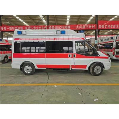 重庆救护车出租电话-送病人出院回家-紧急就近派车