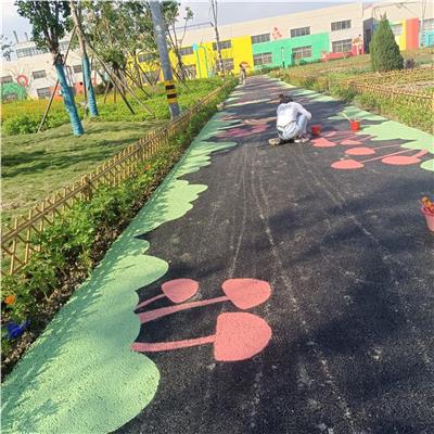 彩色喷涂厂家 抗压耐磨 杭州水性彩色防滑路面