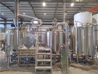 10HL两器加热水啤酒糖化设备厂家直供定制