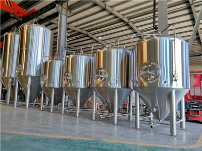 304不锈钢啤酒发酵罐厂家直供可定制精酿啤酒设备