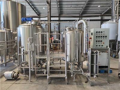 5HL 啤酒厂两罐三器糖化精酿设备厂家直供定制