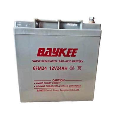 BAYKEE柏克6FM24蓄电池12V24AH储能型阀控式铅酸免维护后备电池