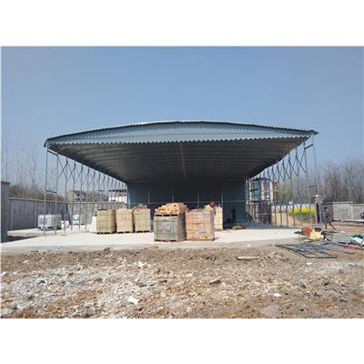 西安推拉雨棚 篮球场推拉雨棚 结构可靠性高