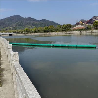 农业河道拦污浮筒布设要求蓄水池拦渣浮排阻拦索